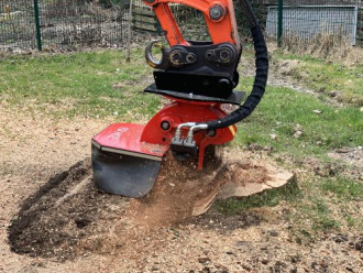 Stubbenfräse - Baumstumpffräse Vogt H40 Hydraulisch MS03 