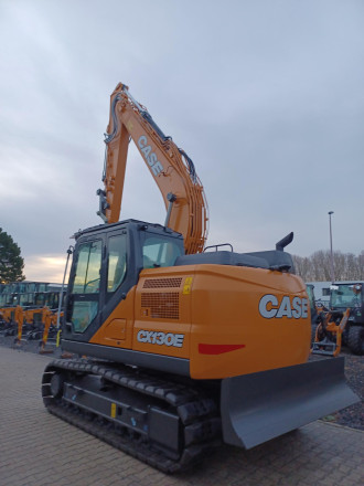 CASE CX130E Kettenbagger mit Oilquick OQ70-55 Schild und Roadlinerketten Velbert