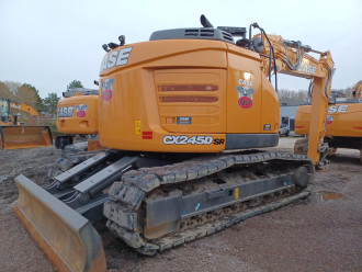 Case CX245D SR Kurzheckbagger 29t mit Verstellausleger und Roadliner Ketten Oilquick OQ70-55 Velbert