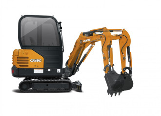 CASE Minibagger CX19C 2t mit spreizbarem Fahrwerk 