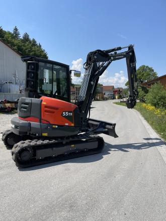 Kompaktbagger 6 to Klasse - EUROCOMACH 55TR Powertilt HS03 Verstellausleger Klima 