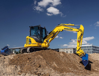 Kompaktbagger 6 to Klasse - Komatsu PC58 MR-5 mit Powerttilt 