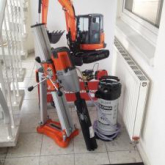 Kernbohrgerät bis 400 mm - Husqvarna DM340 inkl. Bohrstände Bochum