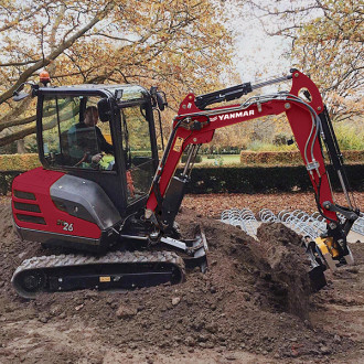 Minibagger 2.6 to Yanmar SV26