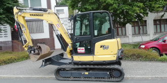 Kompaktbagger 5,7 to Yanmar SV60 A Powertilt Lehnhoff MS/HS03 Aufnahme