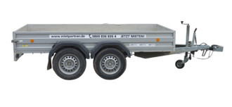 PKW ANHÄNGER offen TANDEM 2700 KG 
