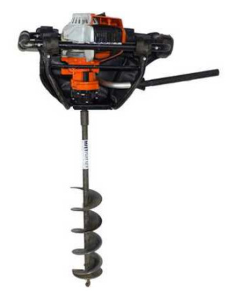Jednoosobowa wiertarka do ziemi Stihl z silnikiem benzynowym 