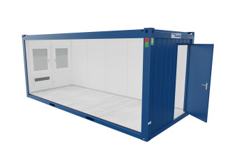 Bürocontainer 20' mit/ohne Einrichtung