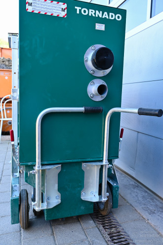Kugelstrahlmaschine MODUL 200XL und Filteranlage TORNADO B, Klasse M inkl. Magnetwagen 70cm, Fa. Contec