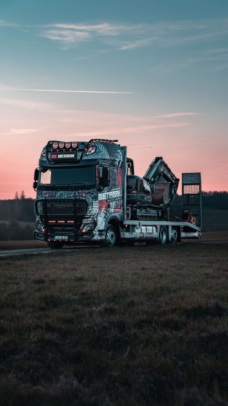 Transport von Baumaschinen/Landwirtschaftlichen Maschinen 