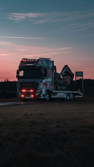 Transport von Baumaschinen/Landwirtschaftlichen Maschinen