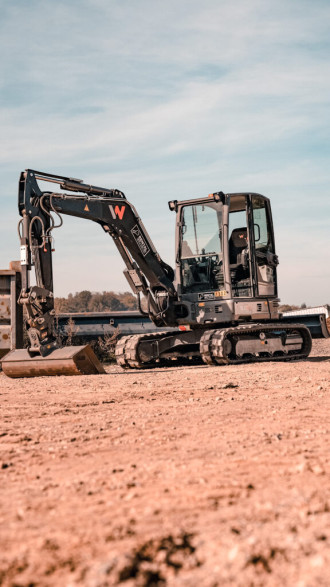 Wacker Neuson EZ50 Minibagger   Schnellwechsler HS03
