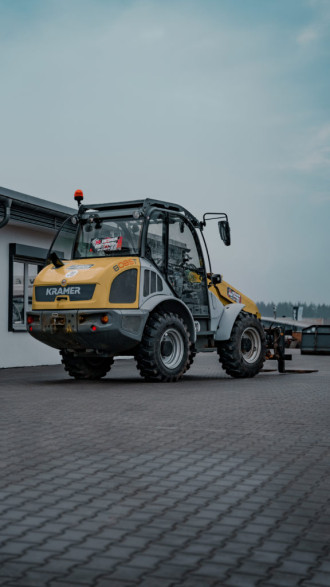 Kramer 8085T Teleskopradlader Arbeitshöhe und Reichweite 4,5 m