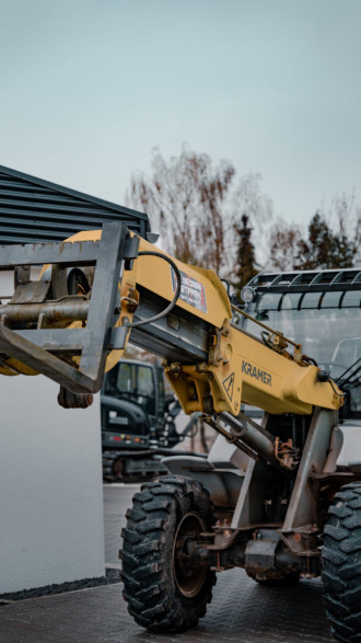 Kramer 8085T Teleskopradlader Arbeitshöhe und Reichweite 4,5 m