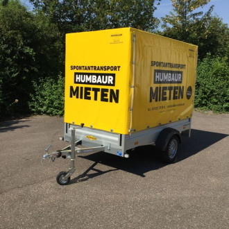 Einachsanhänger mit Plane Humbaur Ges.-Gew. 1300 kg Stuttgart