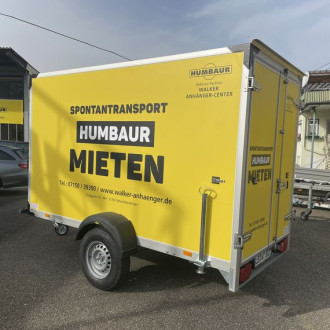 Einachs- Kofferanhänger Humbaur Typ: HK153015 Ges. Gew. 1500 kg Stuttgart