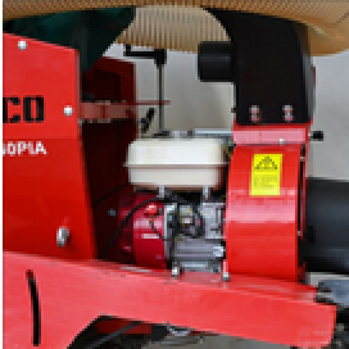 Laubsauger/ Laubkehrmaschine/ Abfallsammeln fahrbar mit Antrieb und großem Laubauffangbeutel, ES-650 PIA, Erco