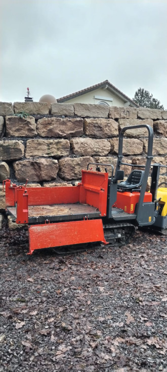 Kettendumper Minidumper Dreiseitenkipper Gummiketten, KC120, Kubota Ludwigsburg