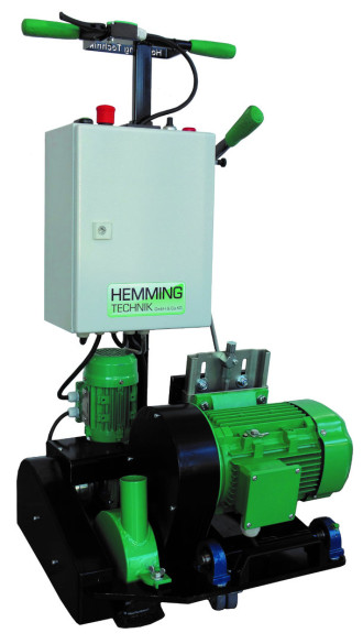 Fußbodenheizung Fräse Bodennutfräse inkl Sauger, Set, HE- 400V 4,0kW Automatic + BDC1220 