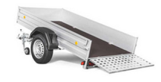 Böckmann TL-ALK 2513 PKW Anhänger Pritsche offen Ges.-Gew. 750 kg 
