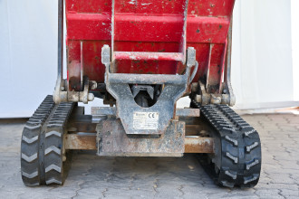 Kettendumper Minidumper mit Hochkippfunktion und Selbstladefunktion Gummiketten Hinowa HS