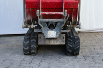 Kettendumper Minidumper mit Hochkippfunktion und Selbstladefunktion Gummiketten Hinowa HS