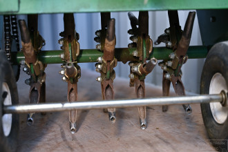 Rasen Aerifizierer, 45cm Arbeitsbreite, mit Benzin-Motor BA-4 Air-Ject, Bannerman