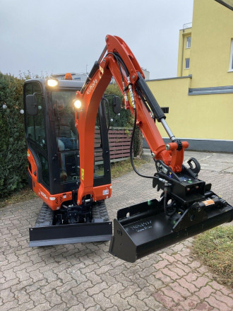 Minikoparka z gumowymi gąsienicami, KX019-4, Kubota, MS01