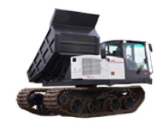 Prinoth Panther T14R Raupendumper Mulde 360° drehbar 