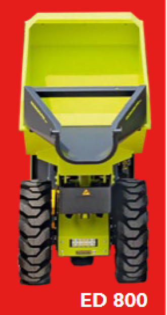 Ecovolve ED 800 Akku-Dumper Hochkippmulde Friedrichshafen