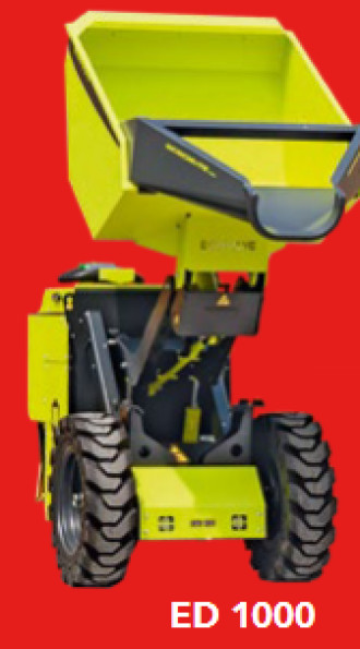 Ecovolve ED-1000 Akku-Dumper Hochkippmulde Raddumper Zürich