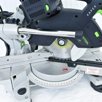 Kappsäge Festool KS 60E, inkl. Winkelschmiege und Schnellbauzwinge