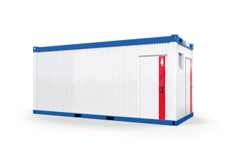 WC-Container Damen mit Flur Sanitärcontainer 