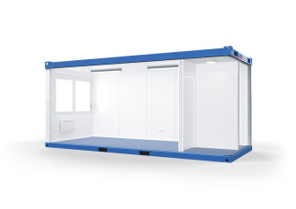 Raumcontainer mit Windfang Raum- & Bürocontainer