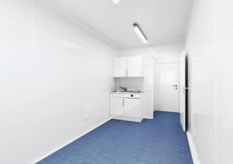 Raumcontainer mit WC/Miniküche Raum- & Bürocontainer