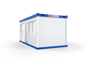 Raumcontainer raumgeteilt mit WF 6 x 3 m Raum- & Bürocontainer