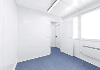 Raumcontainer raumgeteilt mit WF 6 x 3 m Raum- & Bürocontainer