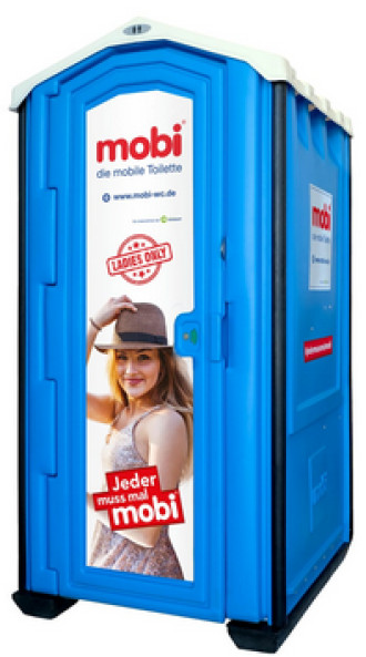 mobi LADY Exklusive Miettoilette für Damen Toilettenkabine mit Spiegel und Kleiderhaken Augsburg
