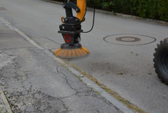 Scancraft SC Brush Wildkrautbürste Anbaugerät Bagger Radlader