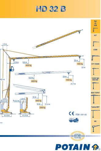 POTAIN HD32B FU 