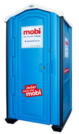 mobi BASIC Robuste Standard WC-Kabine 