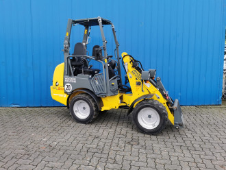 Miniradlader WL20, schmal, Betriebsgewicht 2000kg, Klappdach 0,2m³