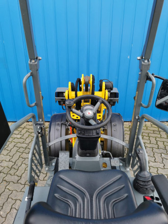 Miniradlader WL20, schmal, Betriebsgewicht 2000kg, Klappdach 0,2m³