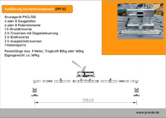 Duolifter DPF.X4 Vakuumheber für Dachpfannenprofile