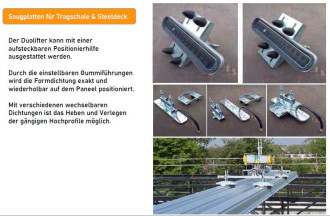Duolifter für Hochprofile und Tragschale