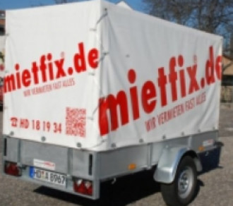 Anhänger 750kg , bis 80km/h, 250x130cm Ladefläche, Plane+Spriegel Weinheim