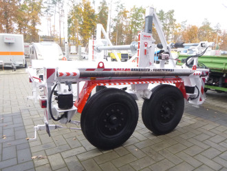 Lancier Kabeltrommelanhänger 18 Tonnen 4 Meter Trommel