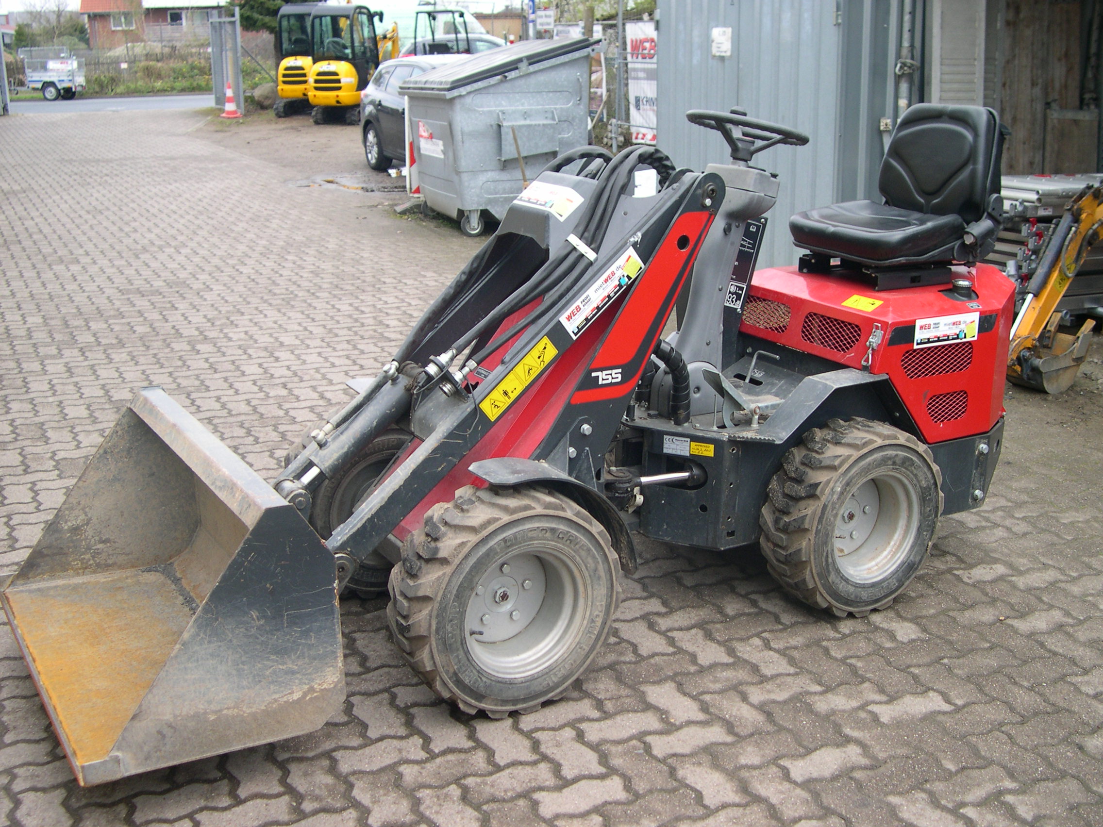 Mini-Radlader 0,3 cbm  NORCAR 755 mieten