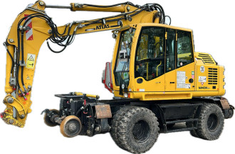 Zweiwegebagger Atlas 1604 ZW mit Bioöl 