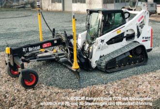 Grader Bobcat Lasersteuerung 